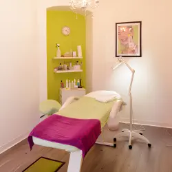 Der Behandlungsraum von Jenny’s Kosmetikbar