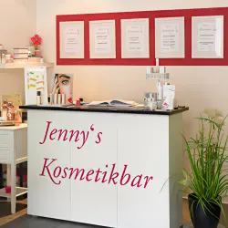 Die Theke von Jenny’s Kosmetikbar